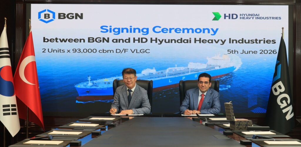 BGN expands owned LPG fleet with duo HD Hyundai VLGCs