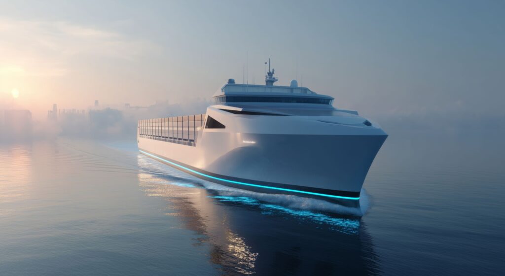 Autonomous cargo vessel