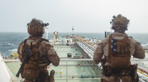 US Marines board tanker in Gulf of Oman amid fresh blockade