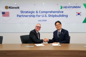 HD Hyundai and Kiewit unveil partnership for US shipbuilding
