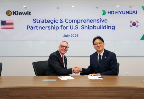 HD Hyundai and Kiewit unveil partnership for US shipbuilding