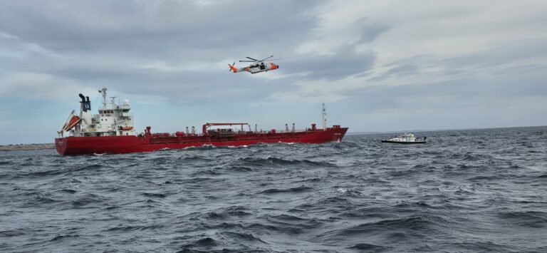 Norwegian chemical tanker caught fire - All crew safe