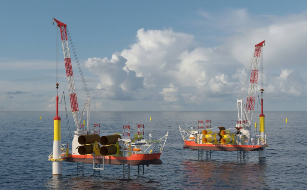 Cadeler splashes €805m on order for two offshore wind installation vessels
