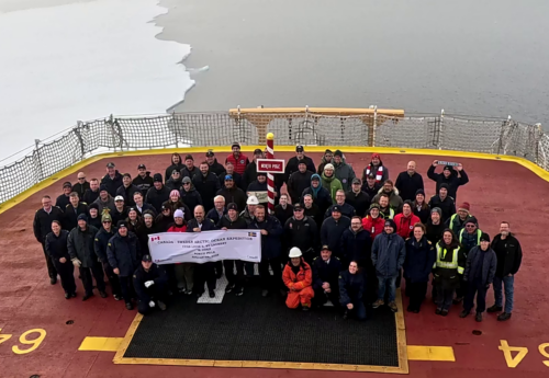Canada’s largest icebreaker reaches the North Pole