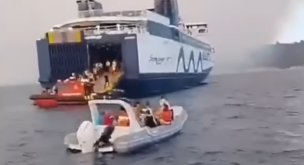 Greek Coast Guard and Speedrunner Jet evacuate 481 people from Siviri beach