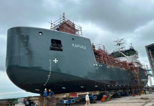 Newbuild dredger Kapuka