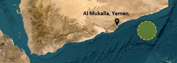 Six armed persons hijack tanker in Gulf of Aden and redirect vessel to Somalia