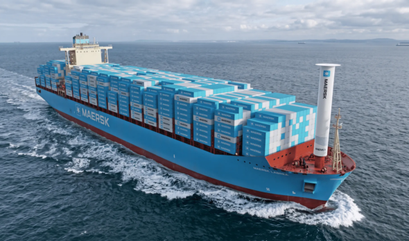Maersk selects Anemoi for rotor sail installation on containership