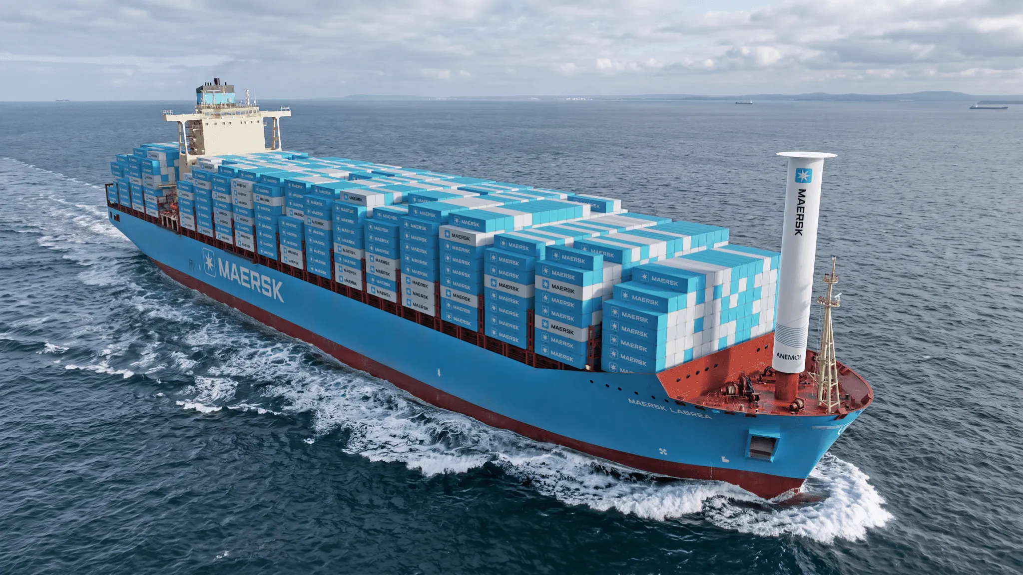Maersk selects Anemoi for rotor sail installation on containership