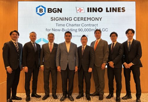 IINO Kaiun Kaisha and BGN inks VLGC time charter deal