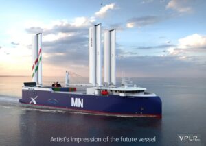 RoRo newbuilding for space logistics.