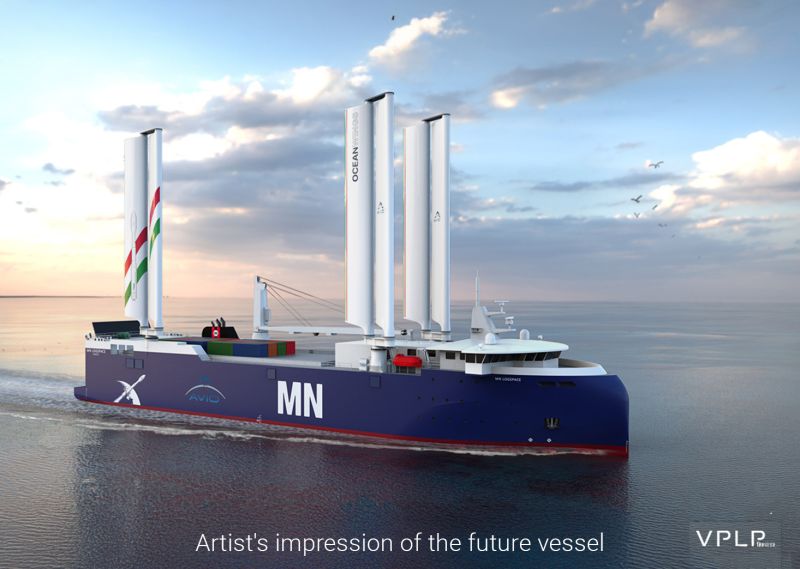 RoRo newbuilding for space logistics.