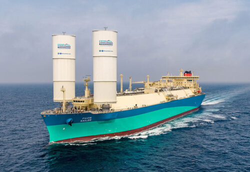 MOL set to deliver wind-assisted LNG carrier to Chevron