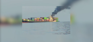 Ship carrying 2,500 containers sinks after hitting mine in Hormuz: IRGC Navy