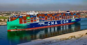 Big containerships flood back into Suez as CMA CGM restores services