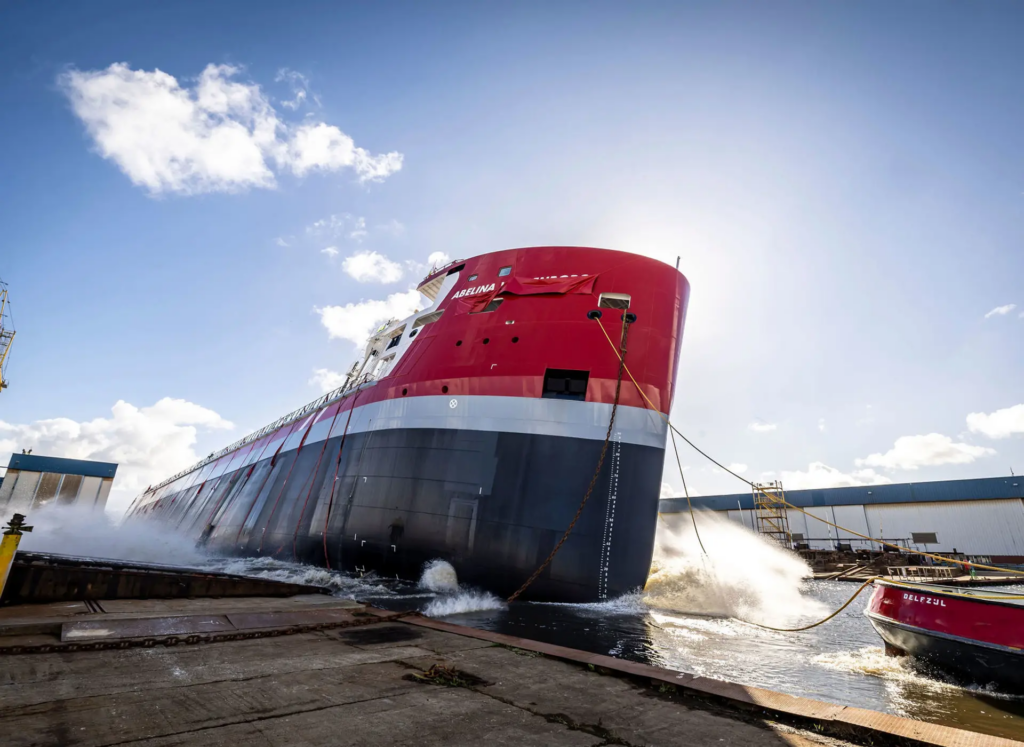 Mv Abelina Wagenborg launching